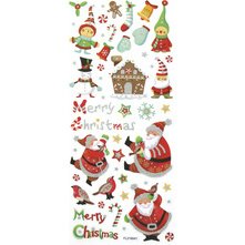 Sticker scintillant de Noël CHRISTMAS