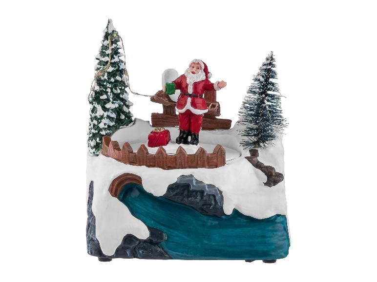 Kerstdorp figuur met verlichting