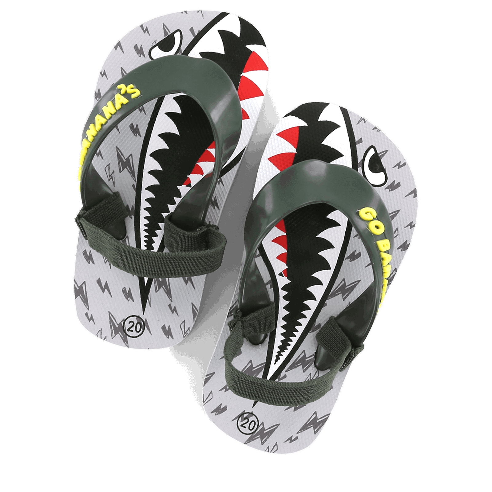 Go Bananas Zehentrenner - Shark Attack