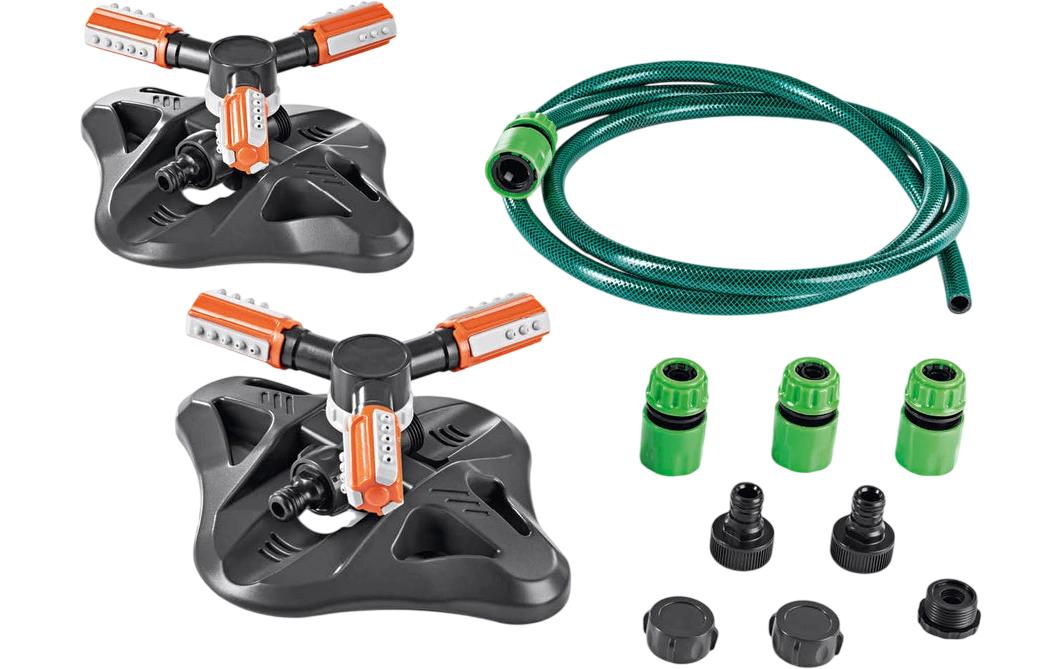360°-Gartensprinkler - 2er-SetRotierender Wassersprenger Set
