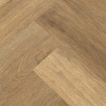 Lundia Click PVC Helder Katrine visgraat donkerbruin houtlook