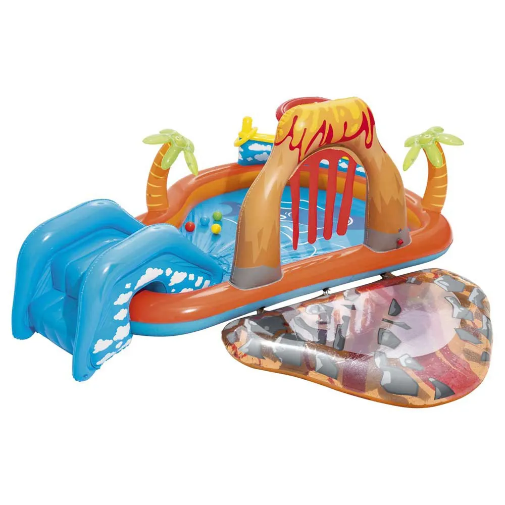 Bestway Lava Lagoon 265x265x104 cm Ovales aufblasbares Planschbecken