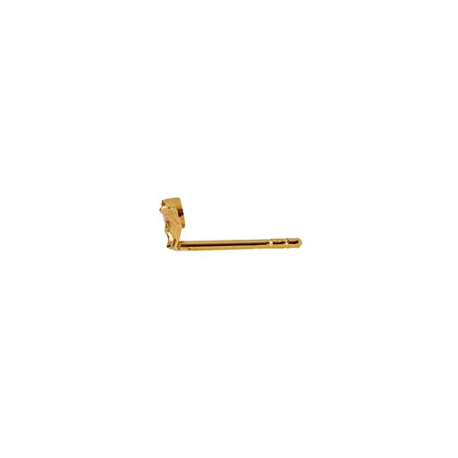 Stine A Planbørnefonden Petit Flow Stone Ørering, Gold