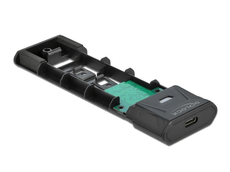 Delock Externes Gehäuse M.2 SATA&NVME zu USB.3.2 M.2 Externes USB Type-C Combo Gehäuse für M.2 NVMe PCIe oder SATA SSD – werkzeugfrei