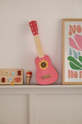 Kid's Concept Lekegitar Blomst, Rosa