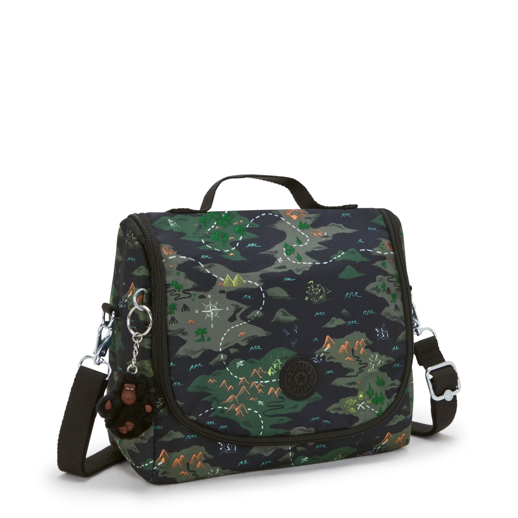 NEW KICHIROU Grand Sac Repas Isotherme avec Manchon pour Valise - Camo Treasure