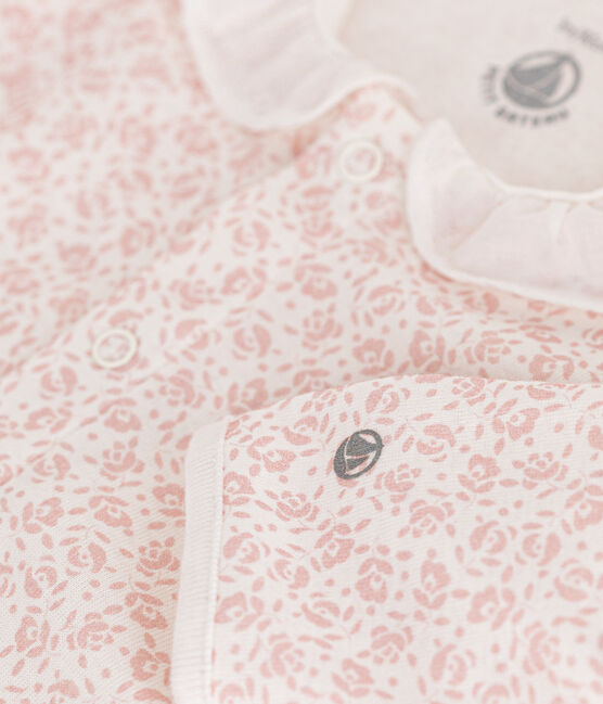 Pyjama imprimé fleurs en coton bébé