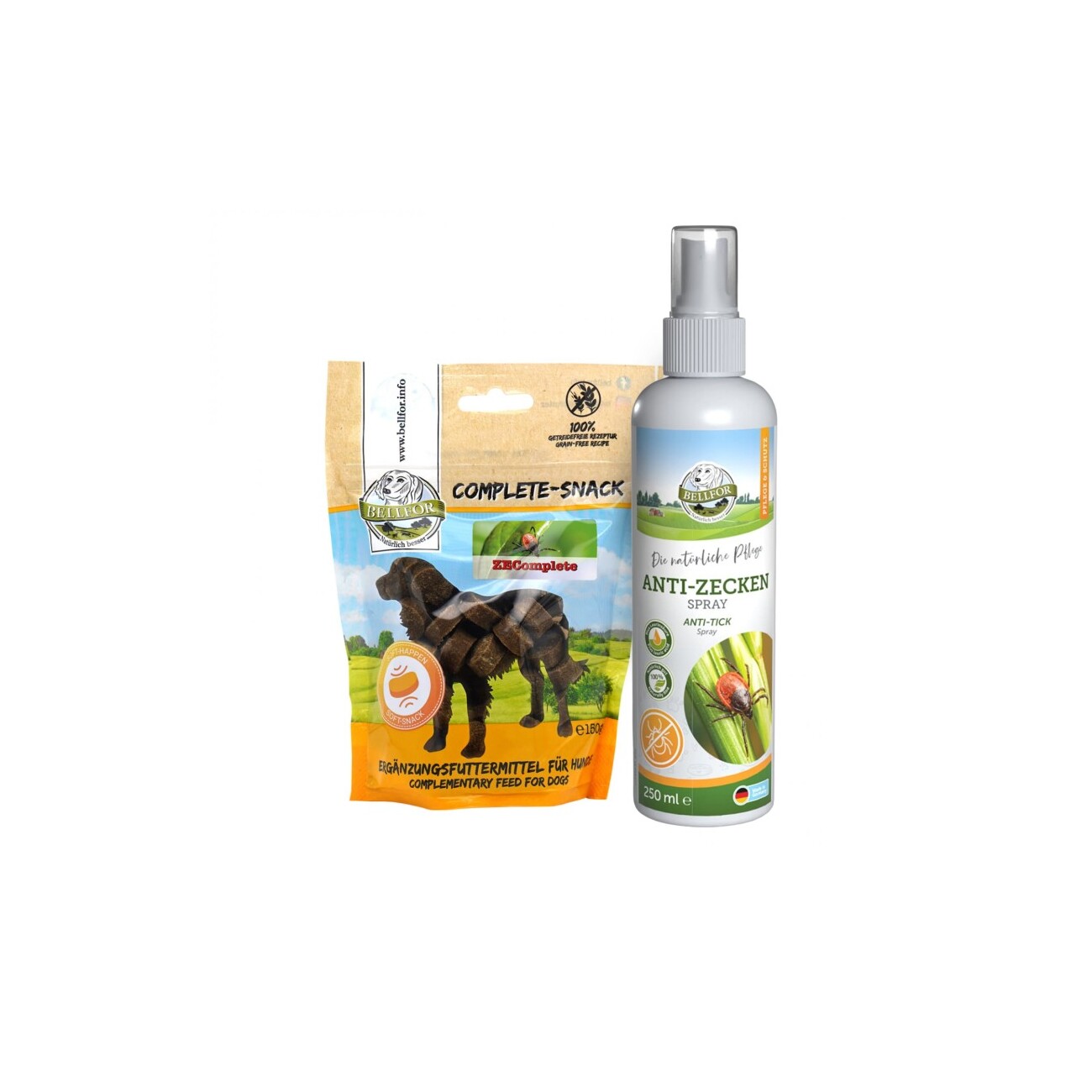 Bellfor ZEComplete Set - Spray 250ml + Complete-Snack 150g