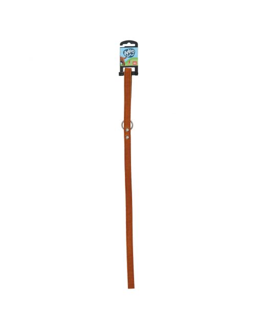 Adori Looplijn Vetleder Met Print - Hondenriem - 180x1.8 cm Cognac M\/L