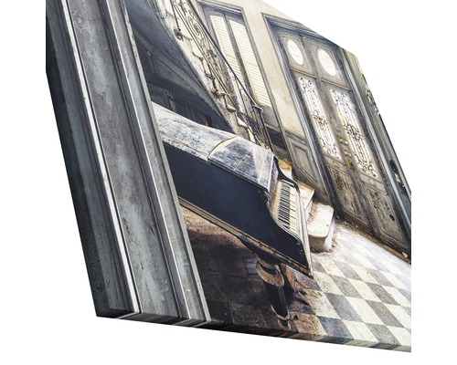 Canvasprint Verloren Huis 77x57 cm