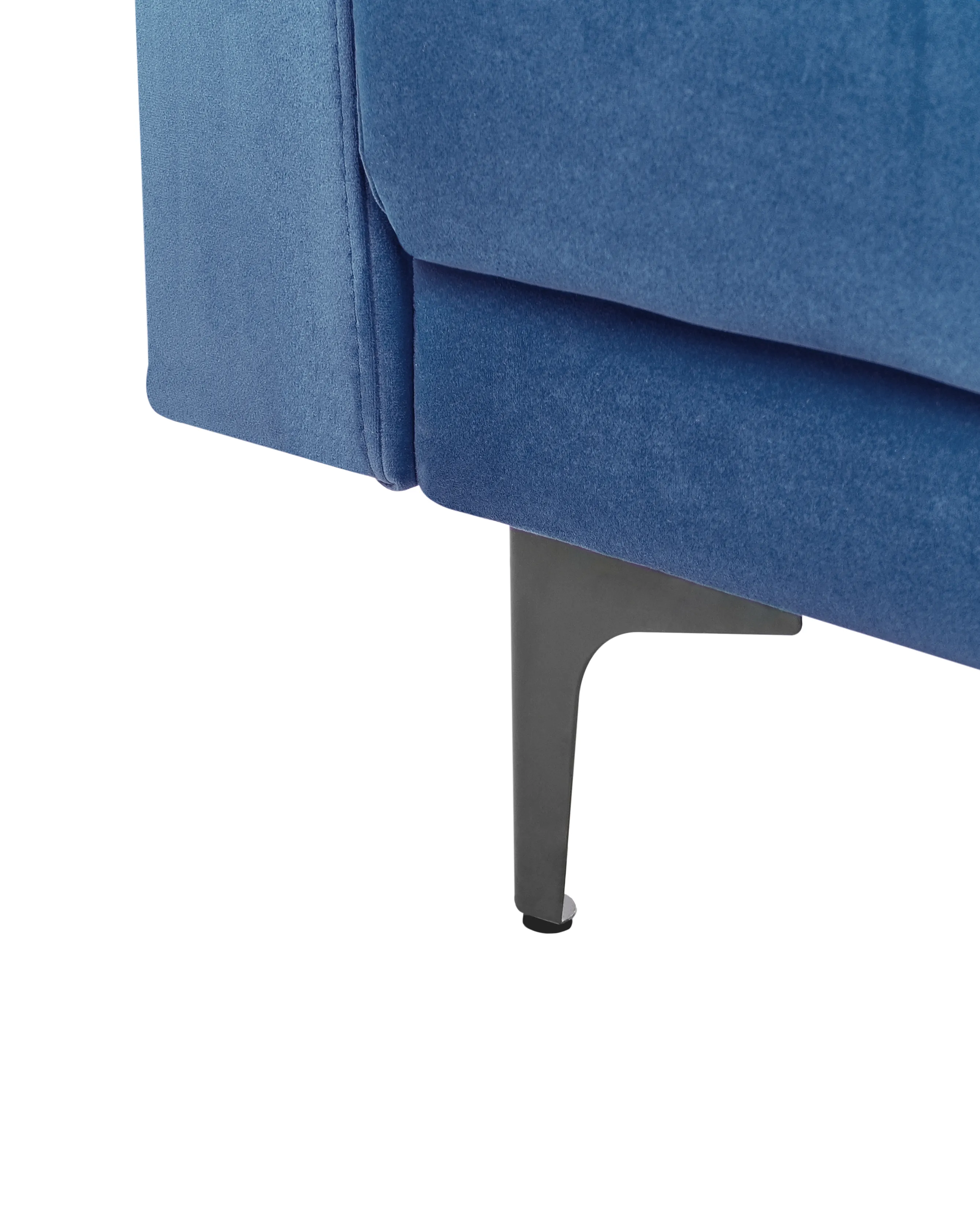 Fauteuil ABERDEEN Fluweel Blauw