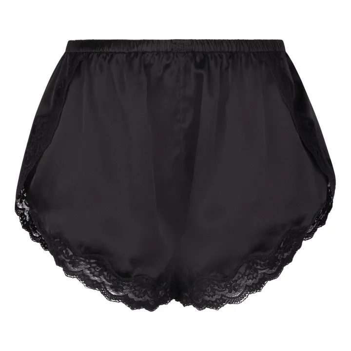 Love Stories Short de Pyjama Mae Soie | Noir
