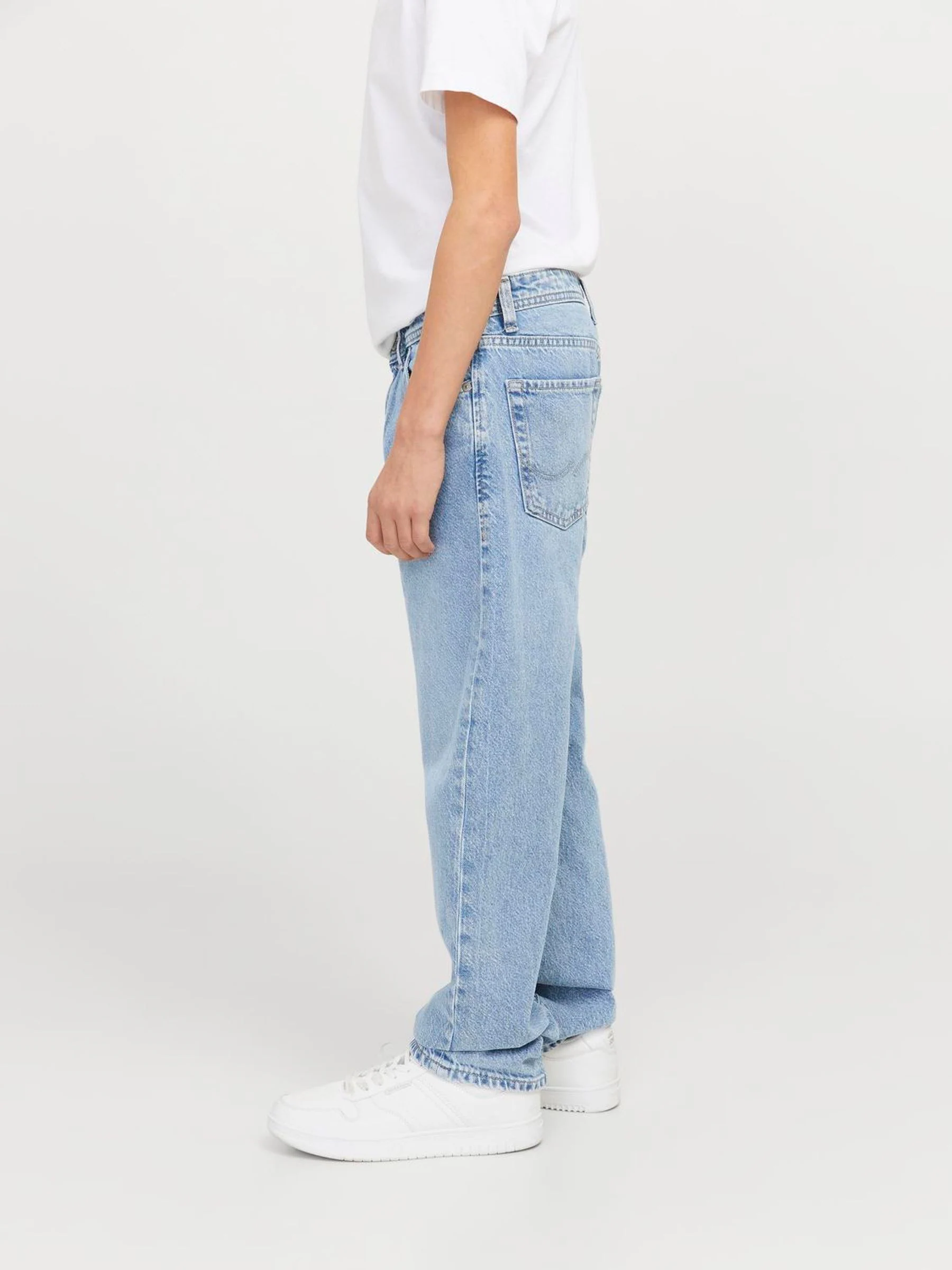 Lichtblauw - JACK & JONES Junior Chris Relaxed Fit Jeans