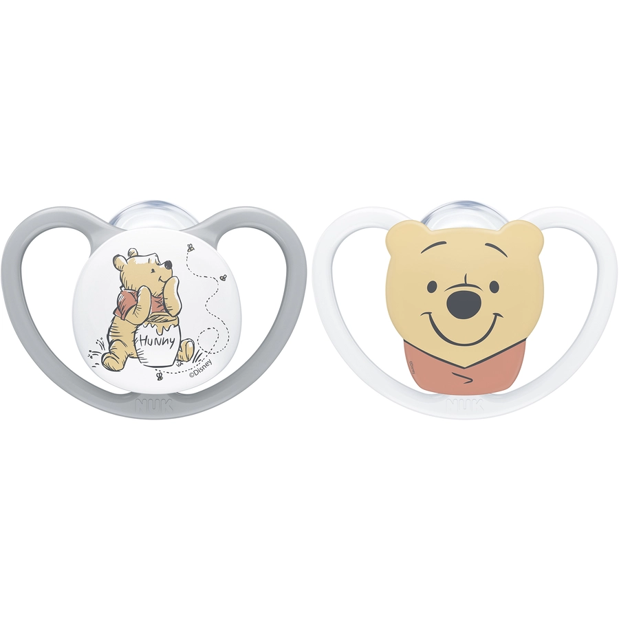NUK Schnuller Space  Winnie The Pooh  Gr.1 im Viererpack
