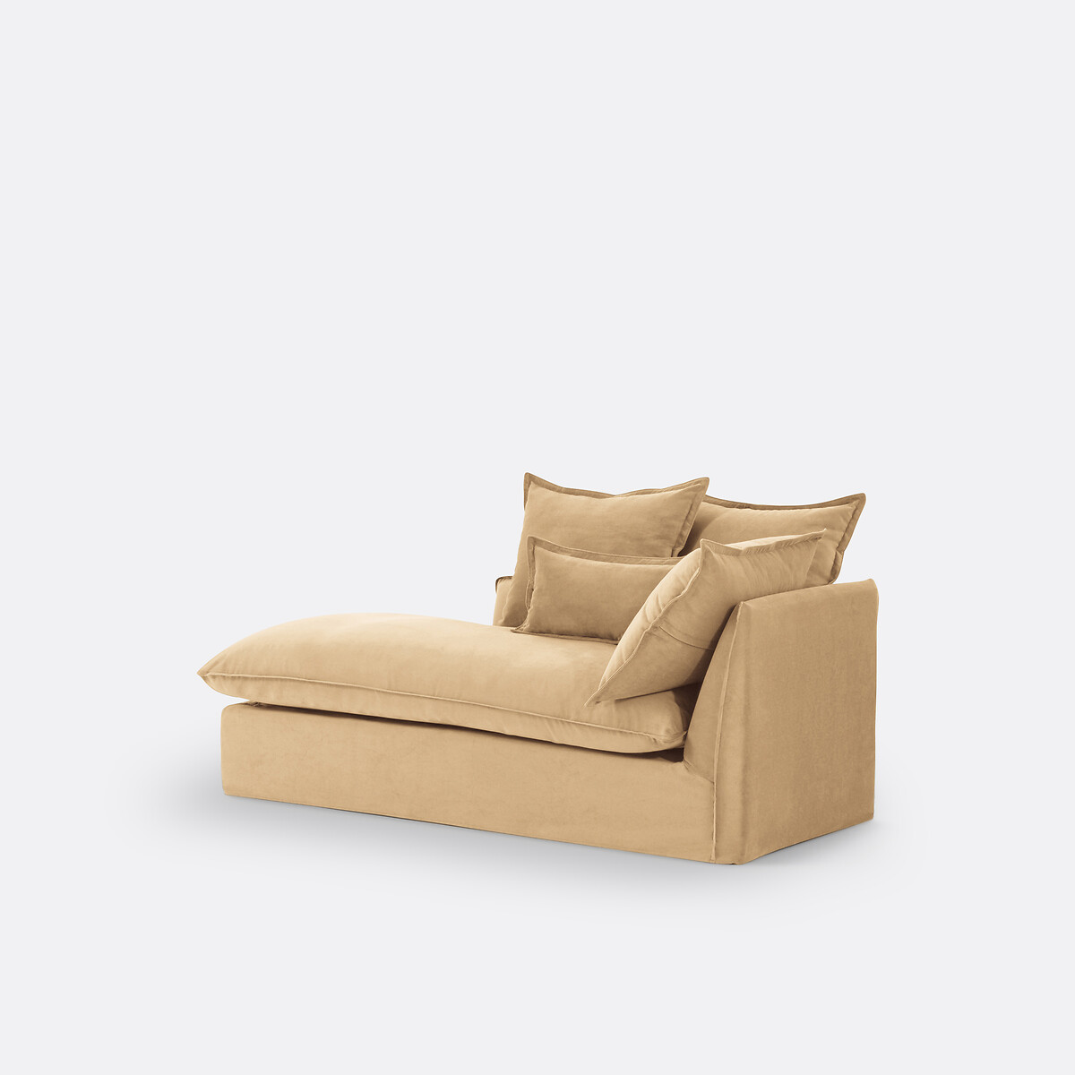 LA REDOUTE INTERIORS<br>Poltrona, à esquerda, em veludo, Odna