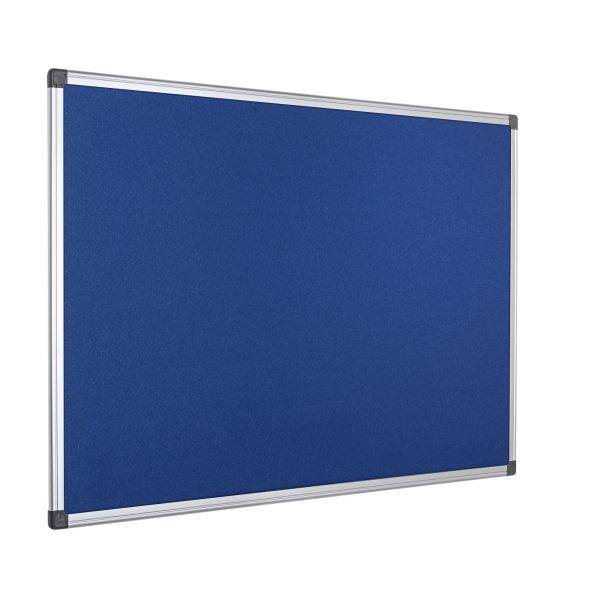 Bi-office Quadro Expositor Feltro 90x120cm Azul Moldura Alumínio Maya - FA0543170