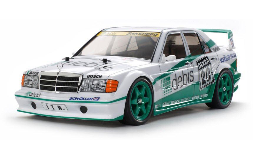 Tourenwagen MB 190E 2.5 EVO II TT-01E Bausatz, 1:10<br>DTM Mercedes Benz 190E debis Zakspeed Tourenwagen RC On-Road Modell