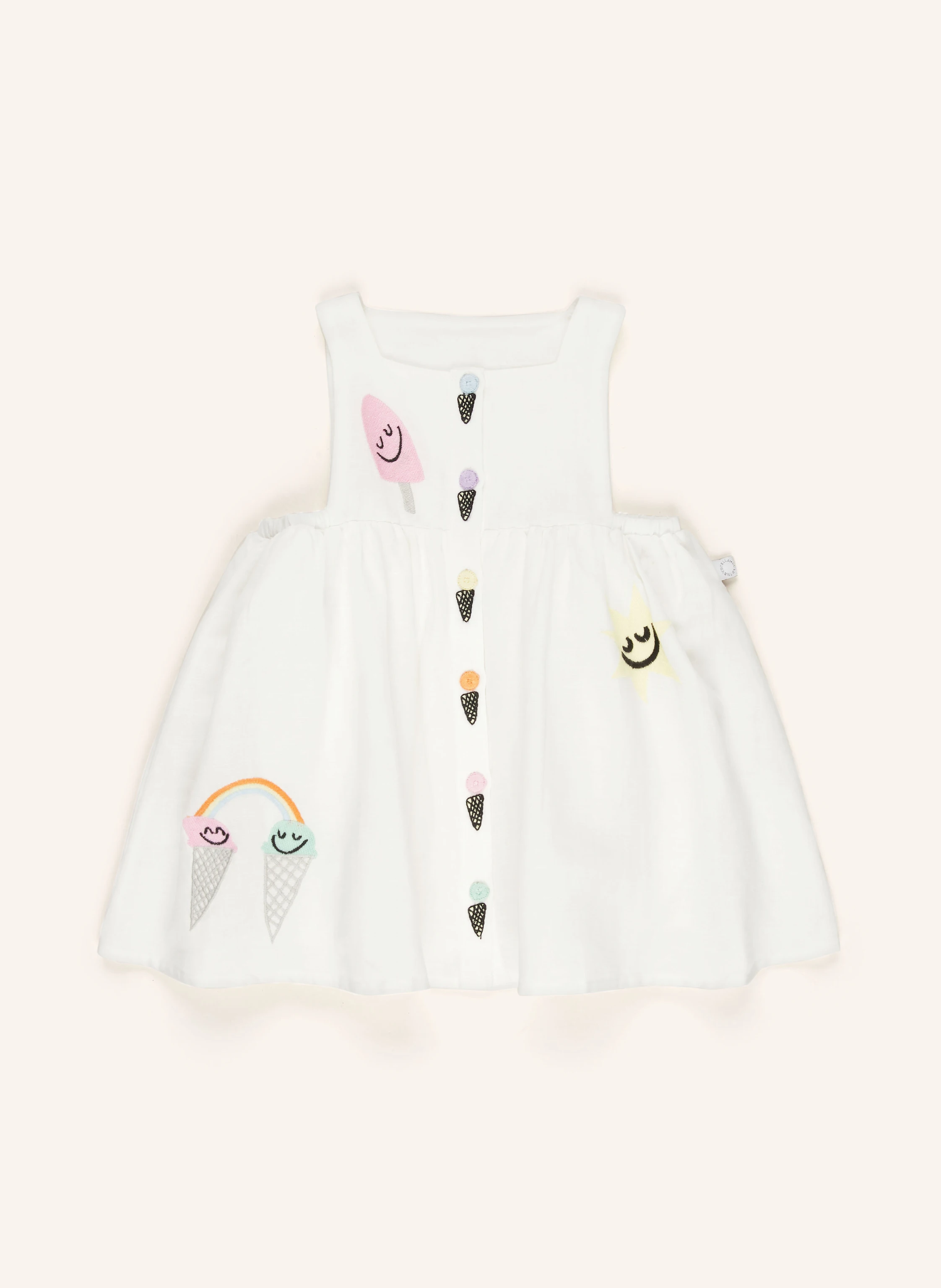STELLA McCARTNEY KIDS Kleid mit Leinen