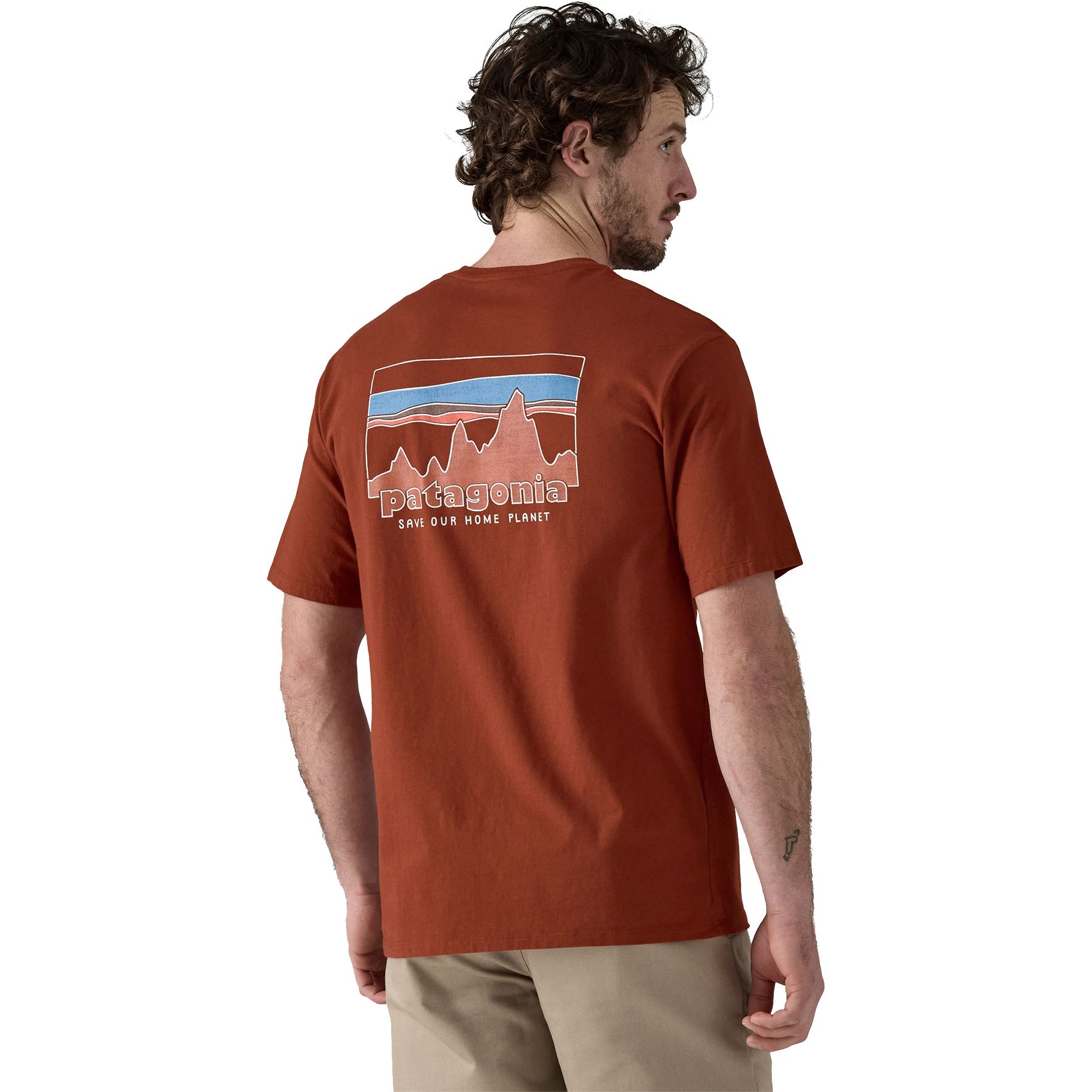 Patagonia '73 Skyline Organic T-Shirt Herren burr