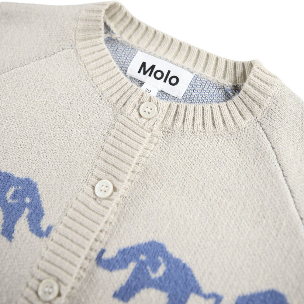 Køb Molo Blue Elephants Bobi Cardigan