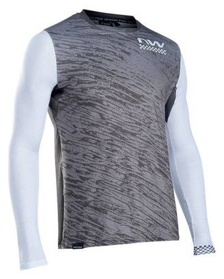 Maillot Manches Longues Northwave Bomb Vert/Gris