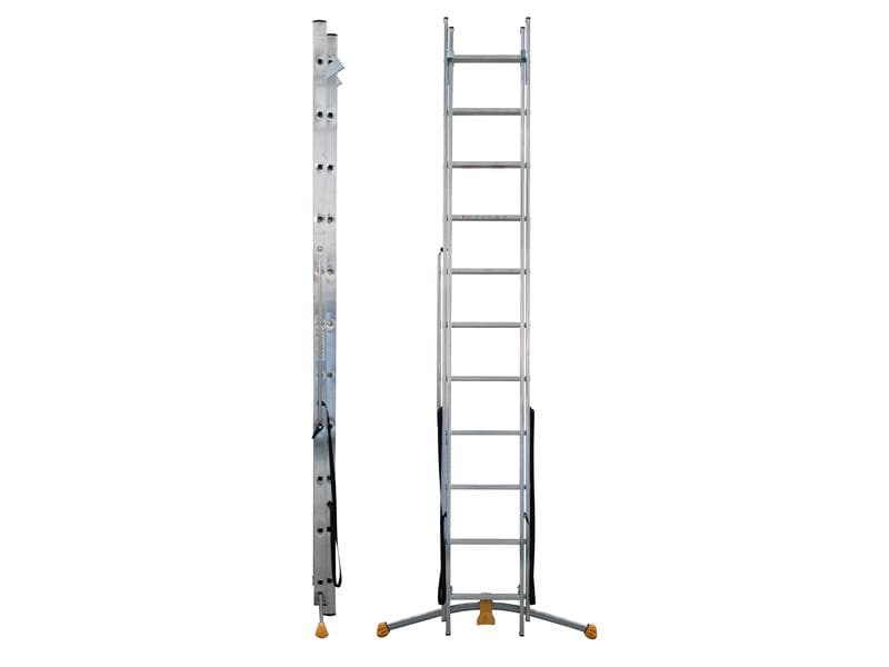 Hailo Kombileiter HobbyLOT 2 x 11 Sprossen Als Schiebe- oder Bockleiter einsetzbar