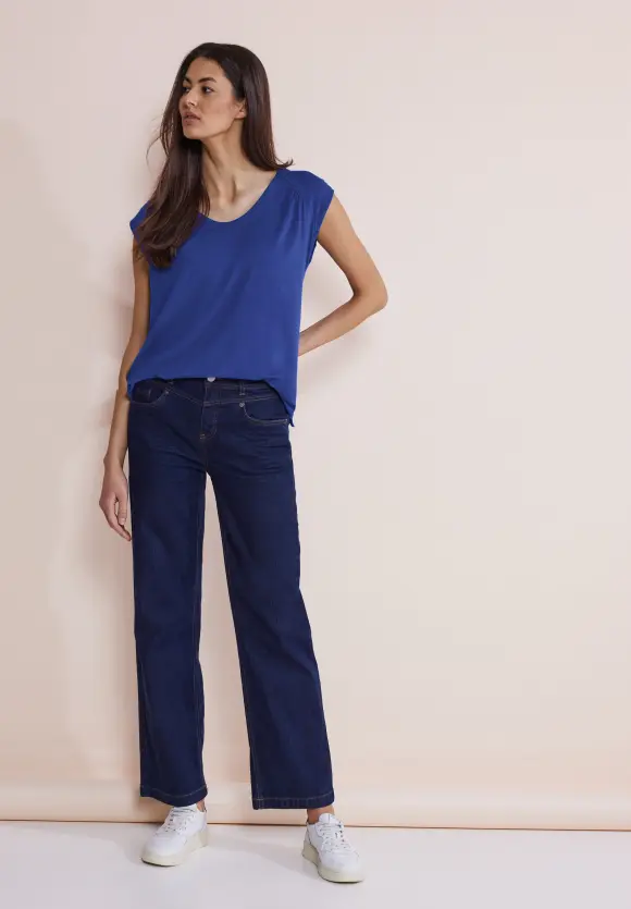 Jersey Top - intense royal blue