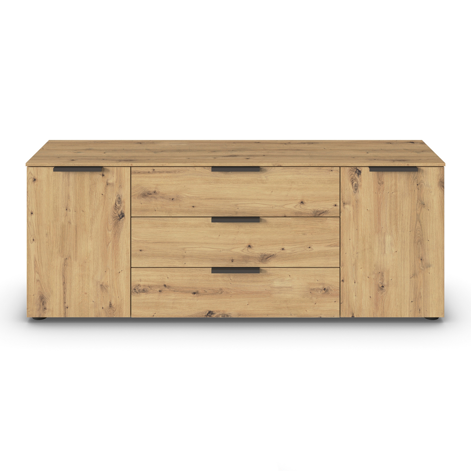 Lowboard - Artisan Eiche-graphit - 160 cm