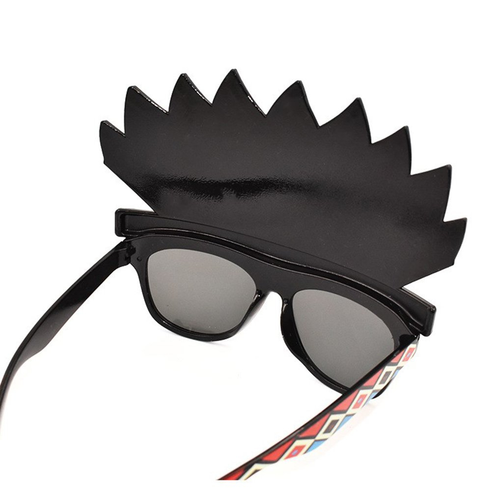 Photo Booth Party Brille Fotorequisite Sonnenbrille Verkleidungs Accessoire für lustige Bilder - Indianer Feder