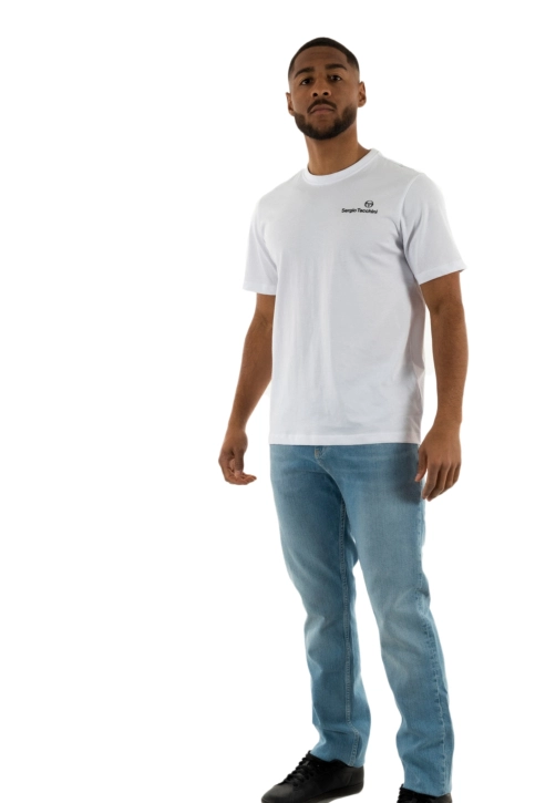 Tee shirt sergio tacchini bold 118-wht/blk