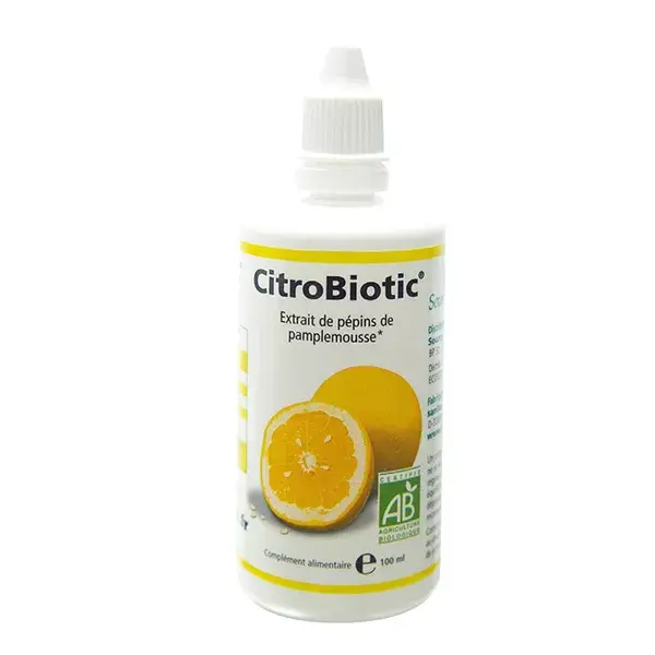 Citrobiotic Extrait de Pépins de Pamplemousse Bio 100ml