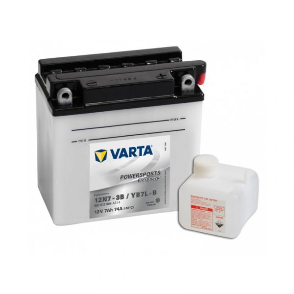 Varta MOTO-12V 7Ah 74 Aen 136x76x134 YB7L-B