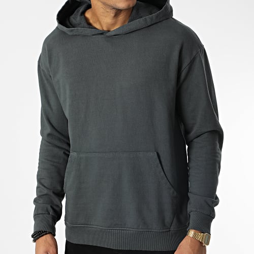 Sweat Capuche D7417 Gris Anthracite