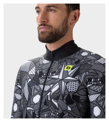 Maillot Manches Longues Alé Over Gris