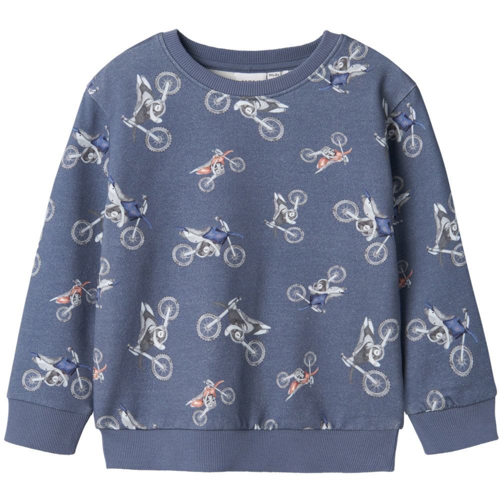 Køb Name It China Blue Trille Regular Sweatshirts
