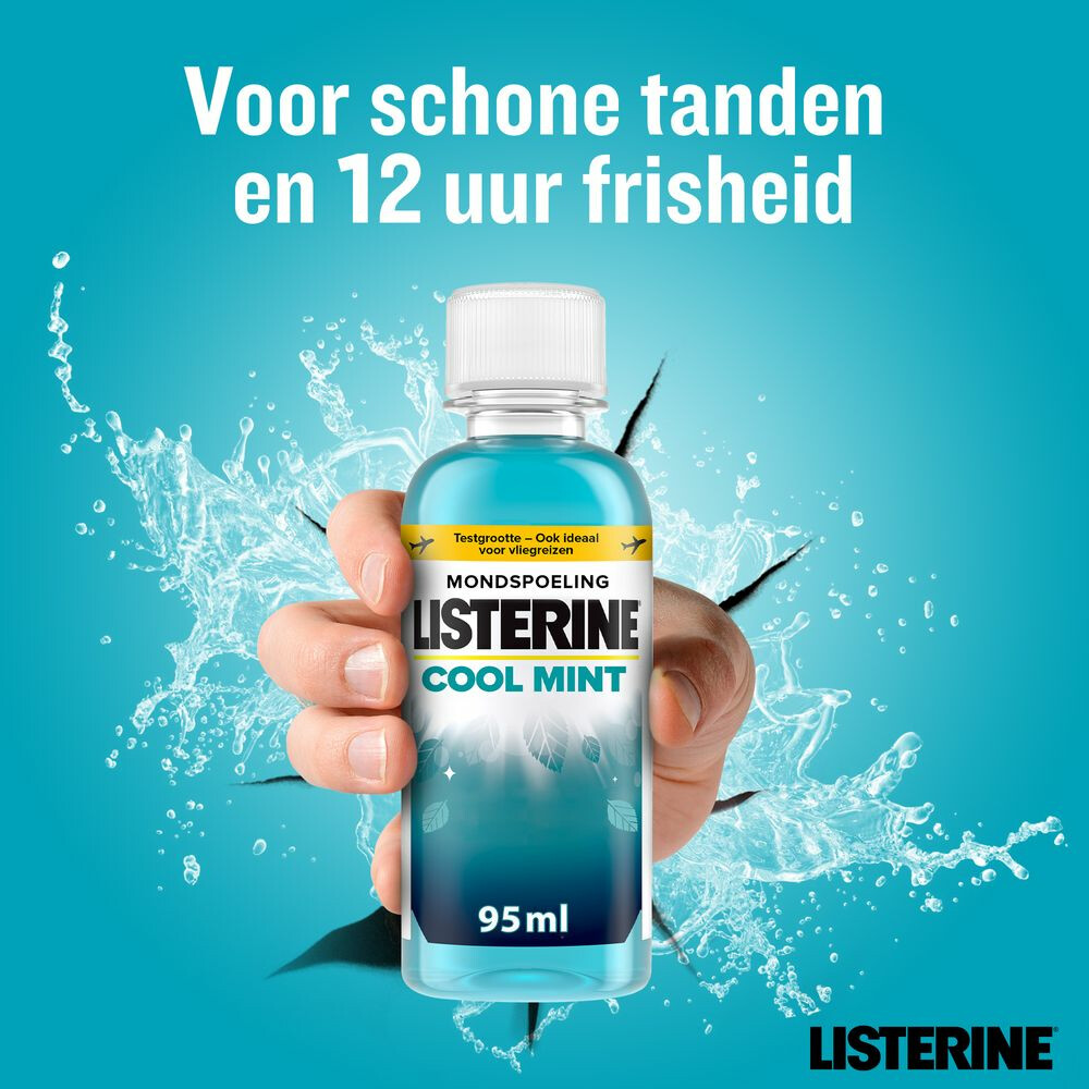 Listerine Mondwater Cool Mint Reisverpakking95 ml
