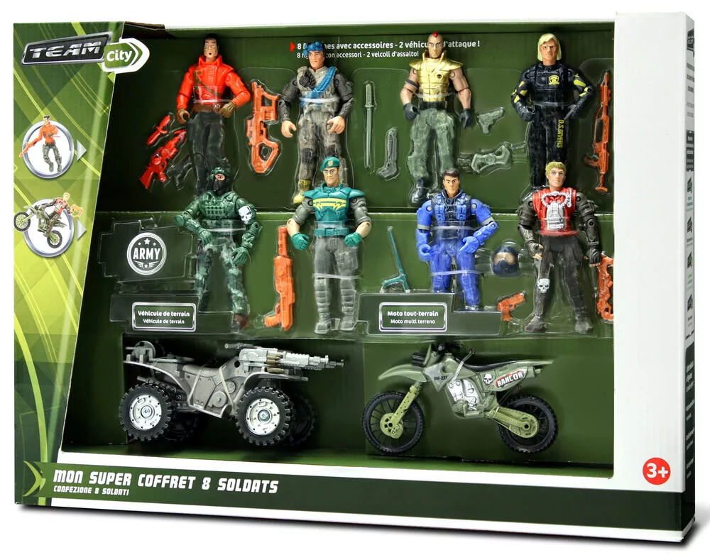 MON SUPER COFFRET 8 SOLDATS
