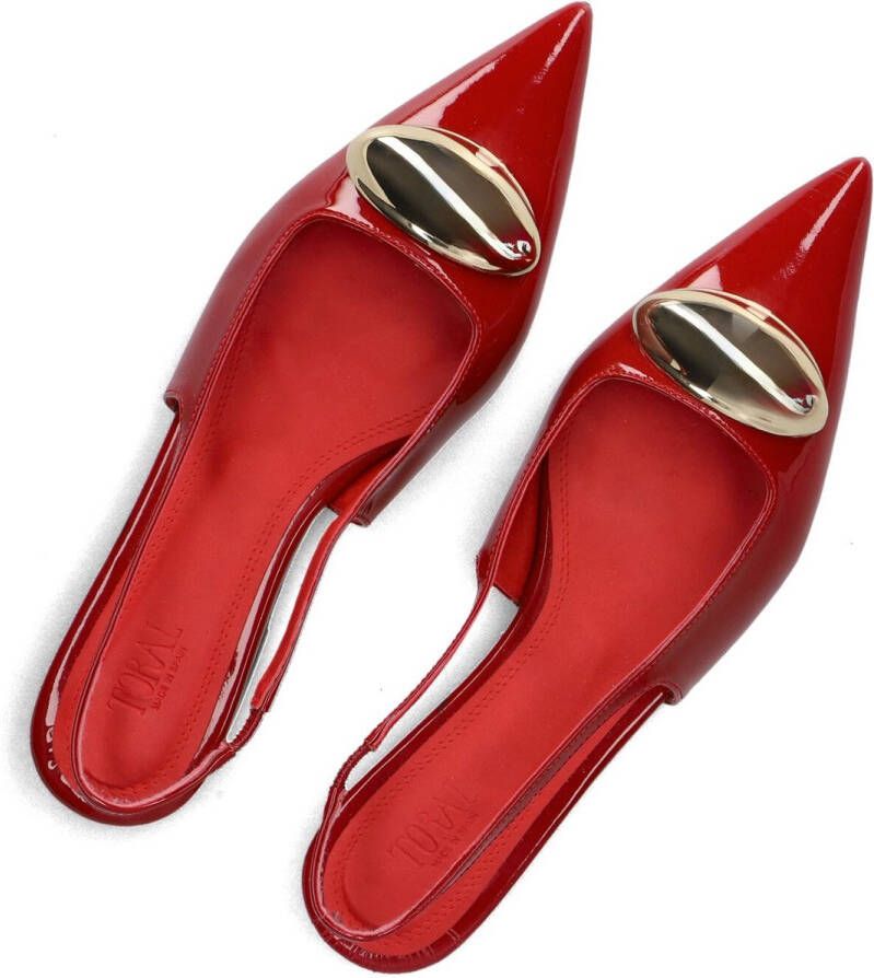 TORAL Slingbacks Dames Carole Maat: 39 Materiaal: Lakleer Kleur: Rood