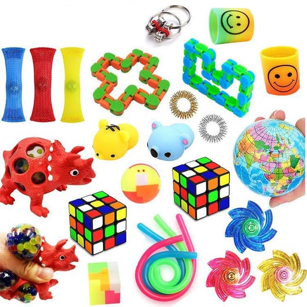 Favor 24st Fidget Set Pack for kids Pop it Stress ball