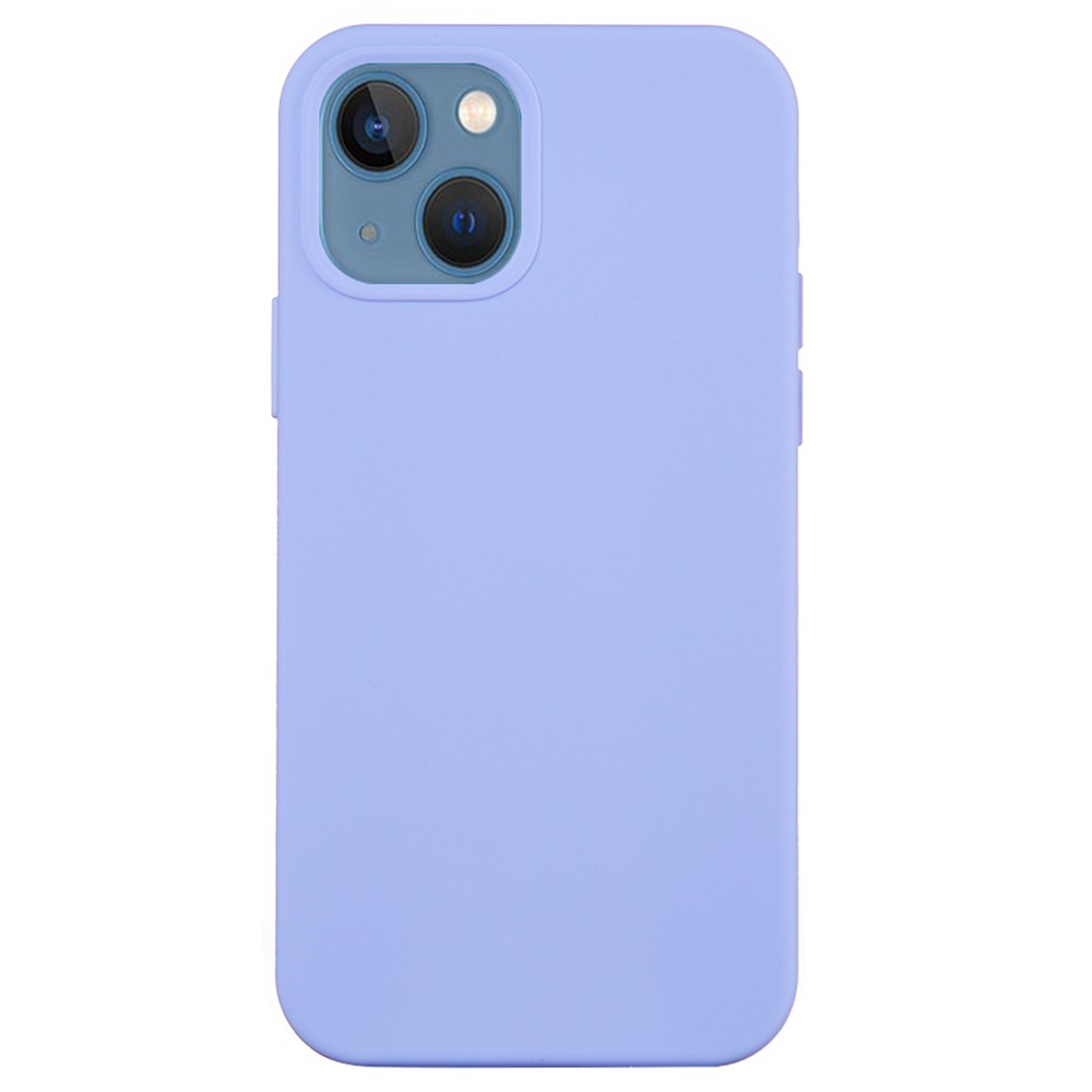 iPhone 15 Silikon Case Hülle - Blaulila