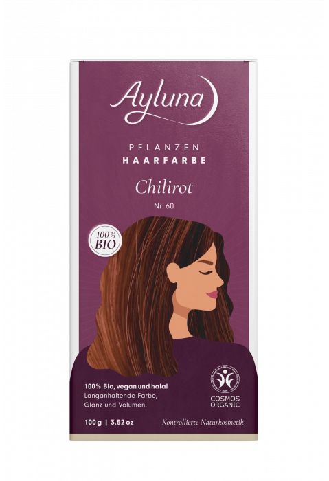 Ayluna Pflanzenhaarfarbe Chilirot Nr. 60 Bio