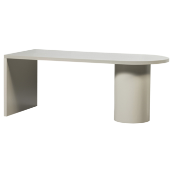 KARWEI eettafel Livia warmgrijs MDF hout 200 x 90 cm