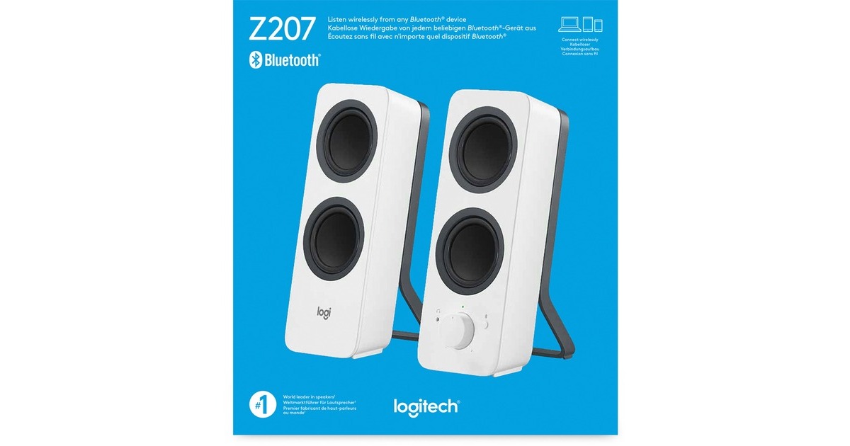 LogitechZ207 pc-luidspreker  (Wit)