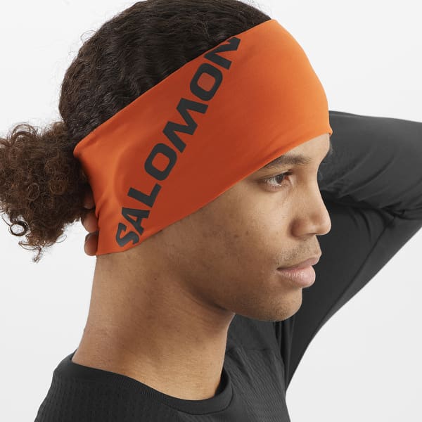 Bandeau ski de fond SALOMON RS PRO HEADBAND BURNT OCHRE