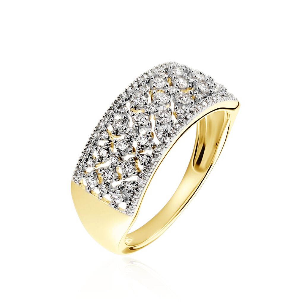 Bague Theolinne Or Jaune Diamant