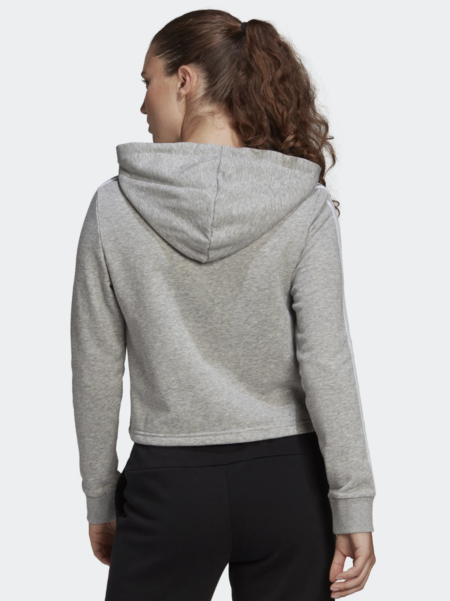 3Stripes Cropped Hoodie