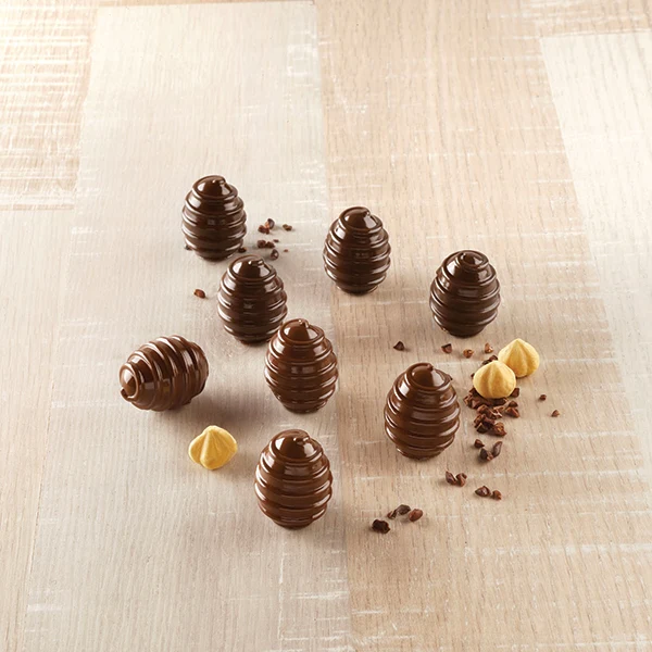 Moule silicone 15 Choco Spiral Silikomart