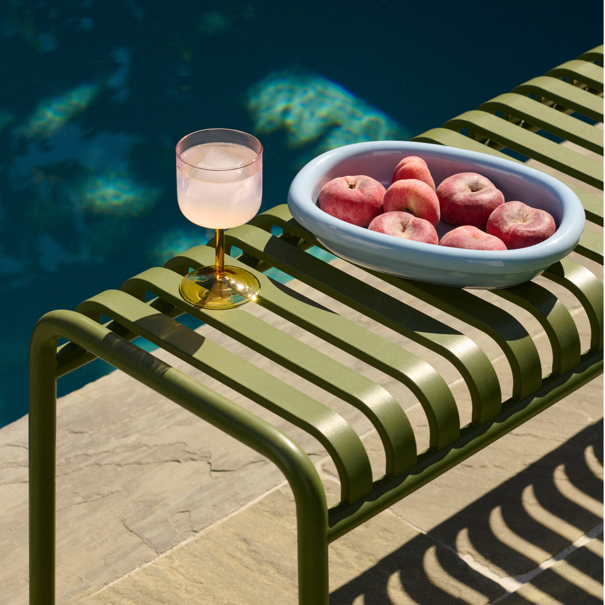 Tuinbank Palissade Bench olive