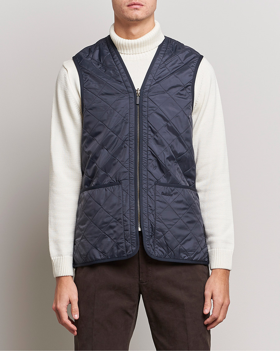 Barbour Lifestyle Quilt Waistcoat/Zip-In Liner Navy