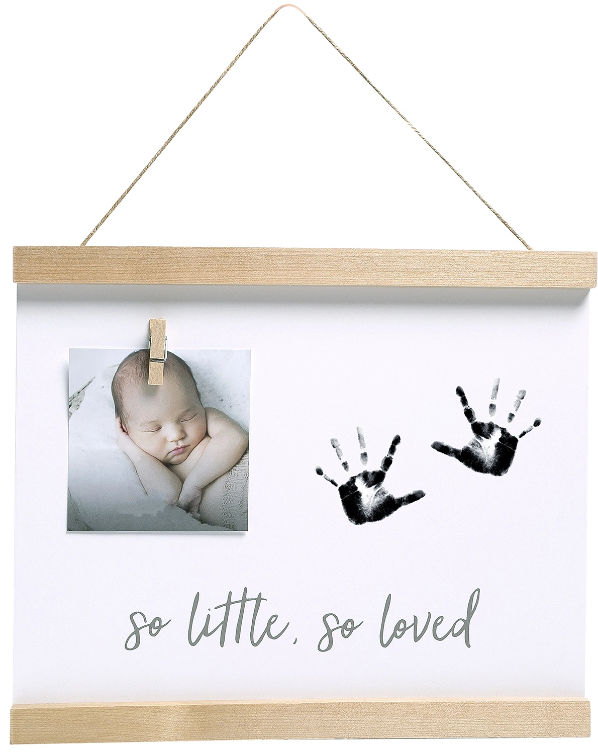 Posterleiste WALL ART - SO LITTLE SO LOVED mit Abdruckset